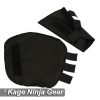 Professional Ninja Leg Wraps – Black Cotton Kyahan