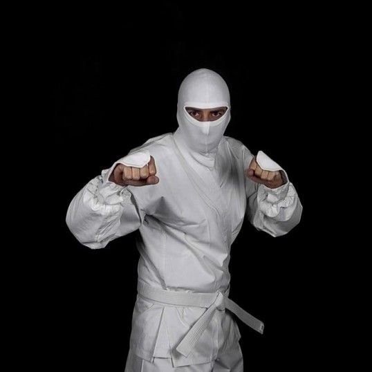 14oz White Ninja Uniform  Free 2-Day Shipping - Kage Ninja Gear