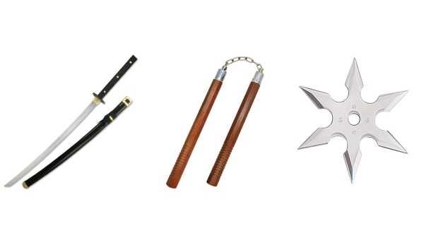 traditional ninja weapons